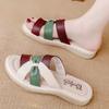 Fashion Woman Slippers Low Heel Sandals Slip-resistant Shoes For Women 2024 Trend H Sandal Clappers Novelties Sale Summer On Slides