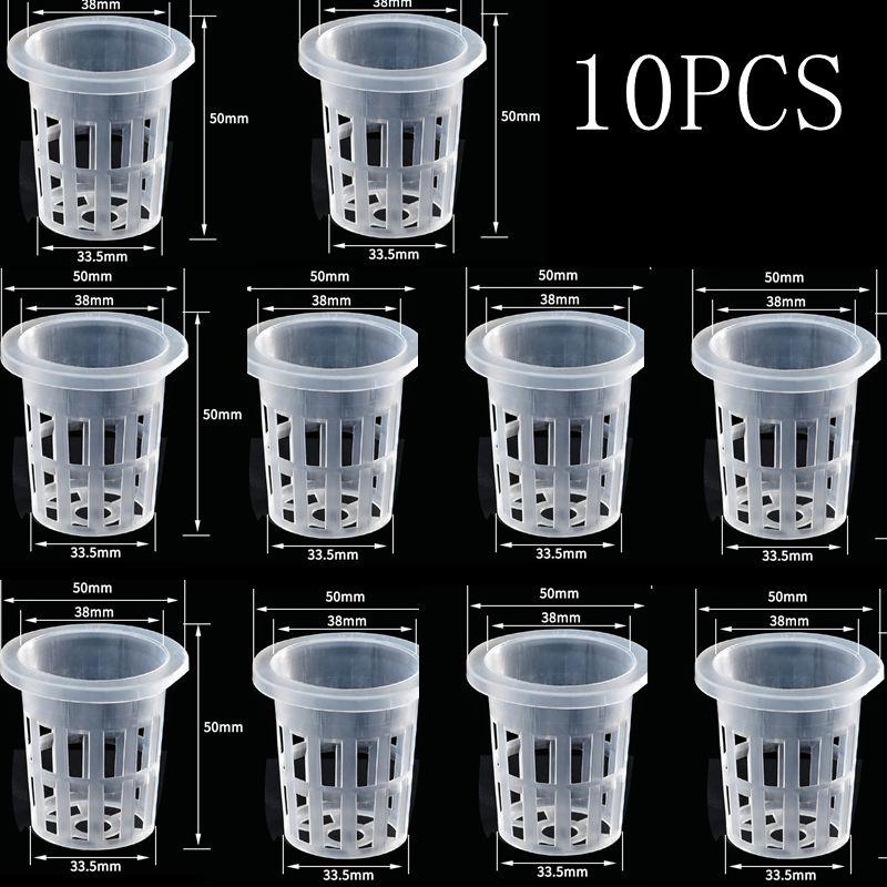 10/20/50Pcs Hydroponic Colonization Net Basket Plant Nursery Pot Aeroponic Vegetable Planting Grow Soilless Culture Sponge Cup