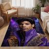 Prince Purple Guitar Performance Carpet Suitable For Outdoor Playrooms Dormitory Study Room Antislip Rug Office Home Decor Wedding Party Gift