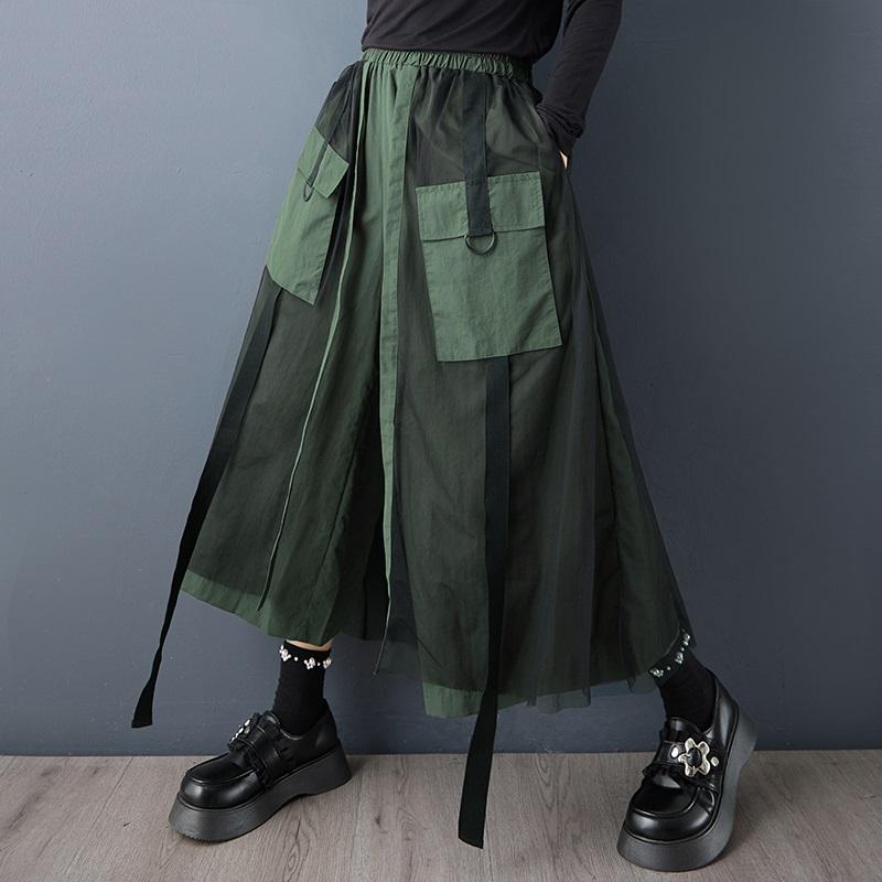 Plus Size Spring Summer Autumn High Waist Wide Leg Pants Women Loose Casual Trousers