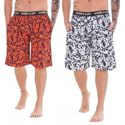Norfolk Industries Men's Lounge Shorts (Pack of 2)