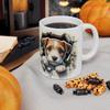 Individuelle Haustier-Namens-Tasse 11oz Personalisierte Keramik-Kaffeetasse mit dem Namen & Foto Ihres Hundes/Ihrer Katze Anpassbares Geschenk für Tierliebhaber