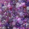 50g Colorful Glass Mixed Beads Multi-shape Loose Spacer Beads for DIY Necklace Bracelet Phone Chain Jewelry Making Accessories