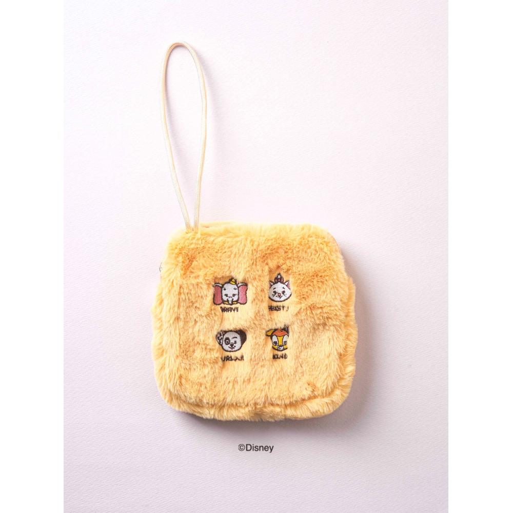 Daiso Disney Animals Soft Strap Pouch Yellow