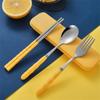 Stainless Steel Travel Cutlery Reusable Camping Spoon Fork Camping Utensils Set  Picnic Hiking