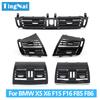 Car Central Left Right Rear Air Conditioning Middle AC Vent Grille Outlet Cover Panel For BMW X5 X6 F15 F16 F85 F86 2014-2018
