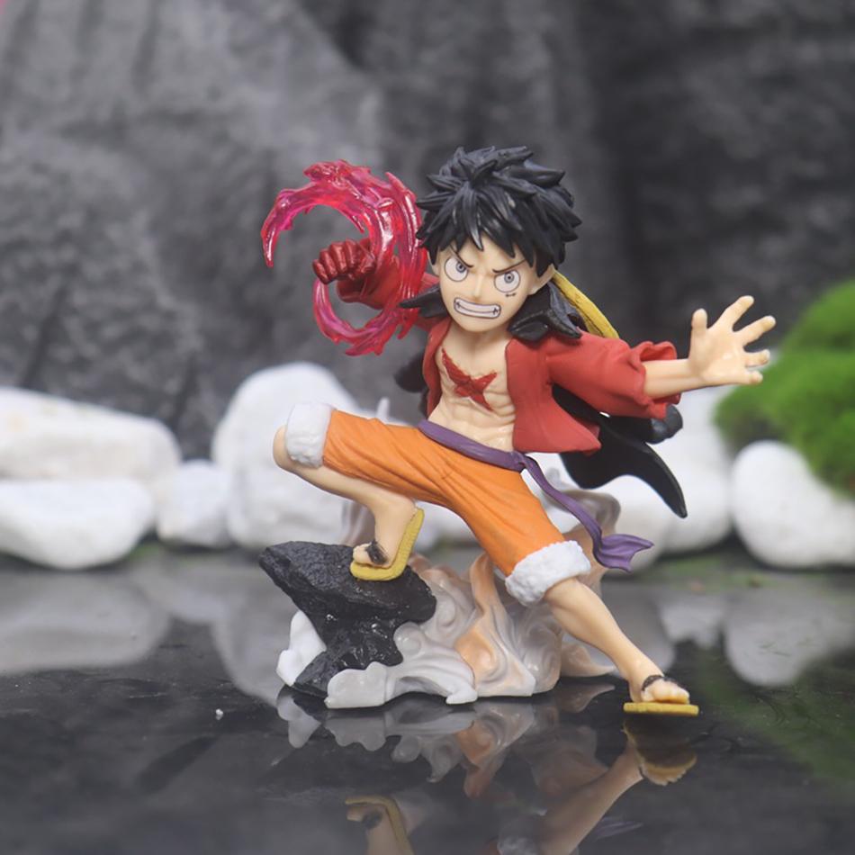 Anime One Piece Monkey D Luffy Anime Action Model Battle Style Toys PVC Figurine Collection Model Doll Decoration Birthday Gift
