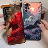 Case for Motorola Moto G50 G51 G73 G60s G53 G30 G52 Edge 20 Pro 30 Lite G71 G22 Edge40 G32 Phone Cover Cool Horse
