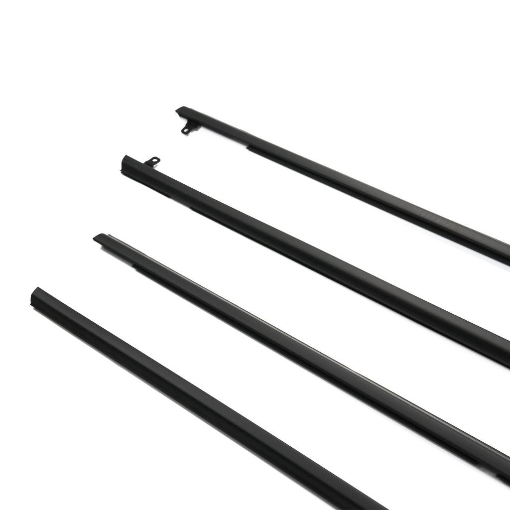 Fits 2004-2010 Nissan Tiida: Window Glass Outer Trim & Water Deflector Strip