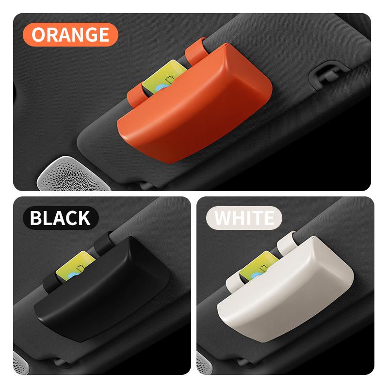 Car Visor Sunglasses Case Universal Shock-proof Automotive ABS Eyeglasses Holder Protective Box Clip Eyewear Hard Shell Storage