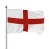 90x150cm 3x5 Ft England Flag Vivid Color St George Cross Flag Fade Resistant English National Flags with Grommets for Decoration