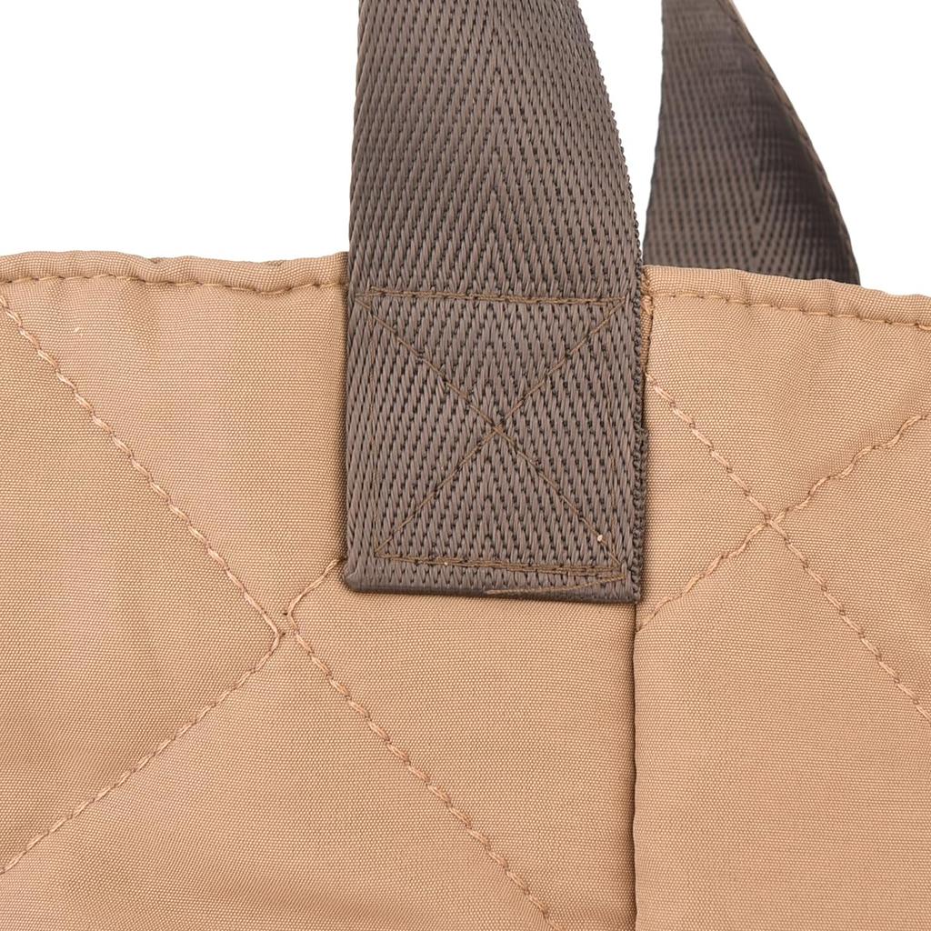 [Kusuguru Japan] Water-Repellent Polyester Quilted 2-Way Bag, Nekomaruke MC