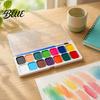 Portable Painting Kit Watercolor Paint Set Washable Solid Palette Bright Drawing Tools for Children Colors Pigment Kit Kids And Beginners