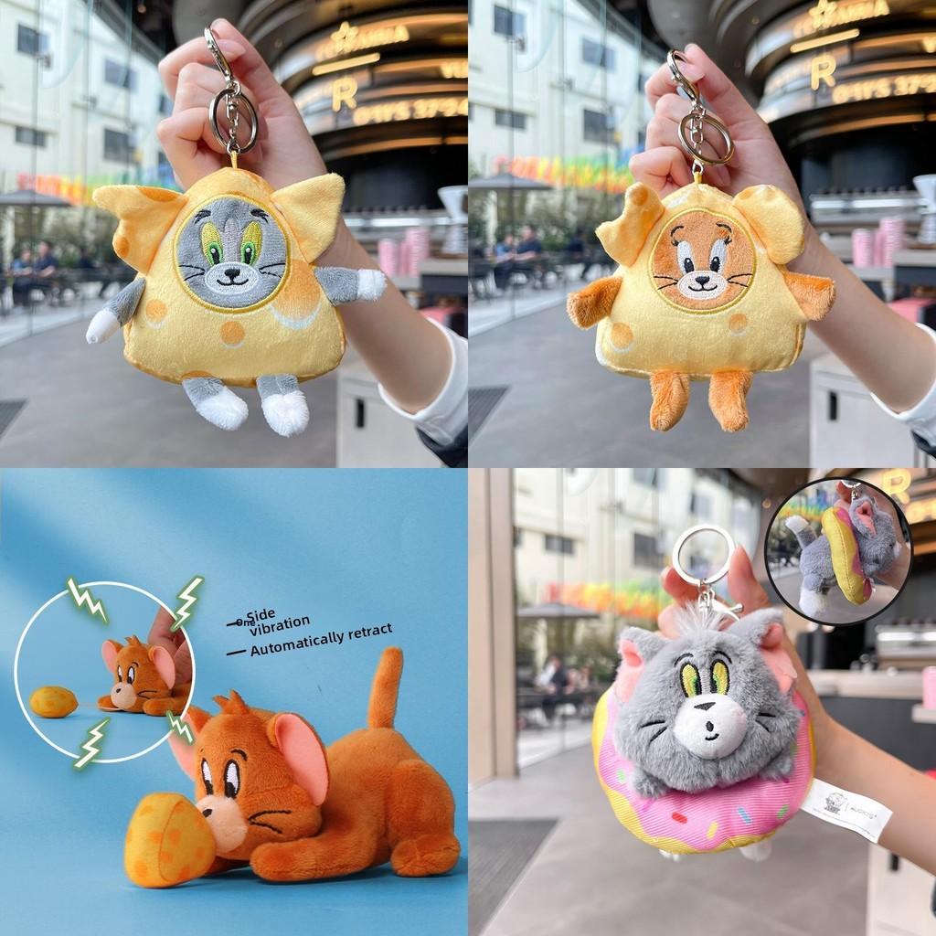 And Jerry Tom Plush Keychain With Star Moon Design For Gift Collection And