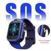 Kids Smart Watch 4G GPS Waterproof Touch Camera Phone Student Tracker Blue Gray Strap