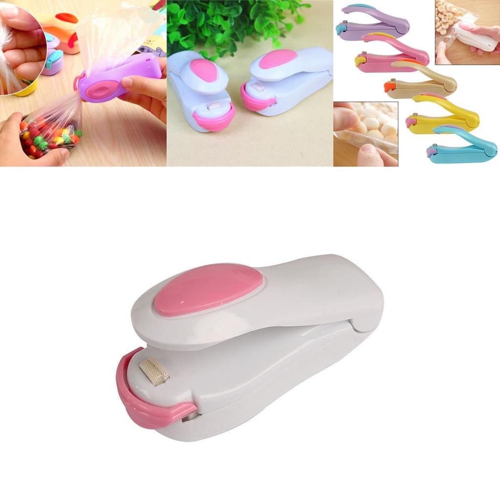 Portable Mini Bag Sealer Food Plastic Sealing Machine Home Small Hand Pressure Heat Sealer