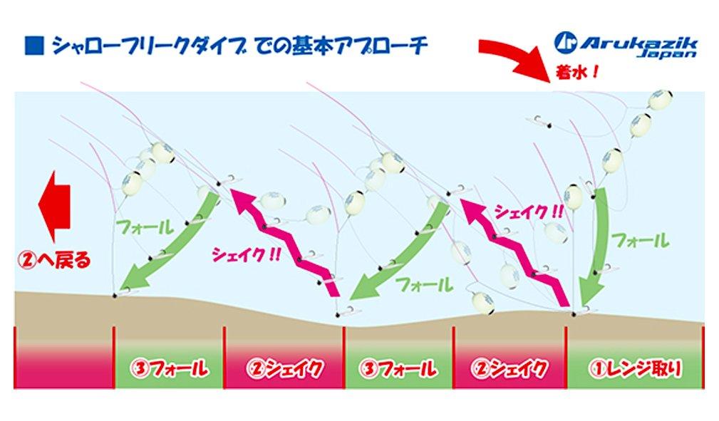Arukazik Japan Shallow Freak Dive D-11.7g