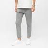 Pantalon toile coton 7/8 ème ajusté gris Homme
