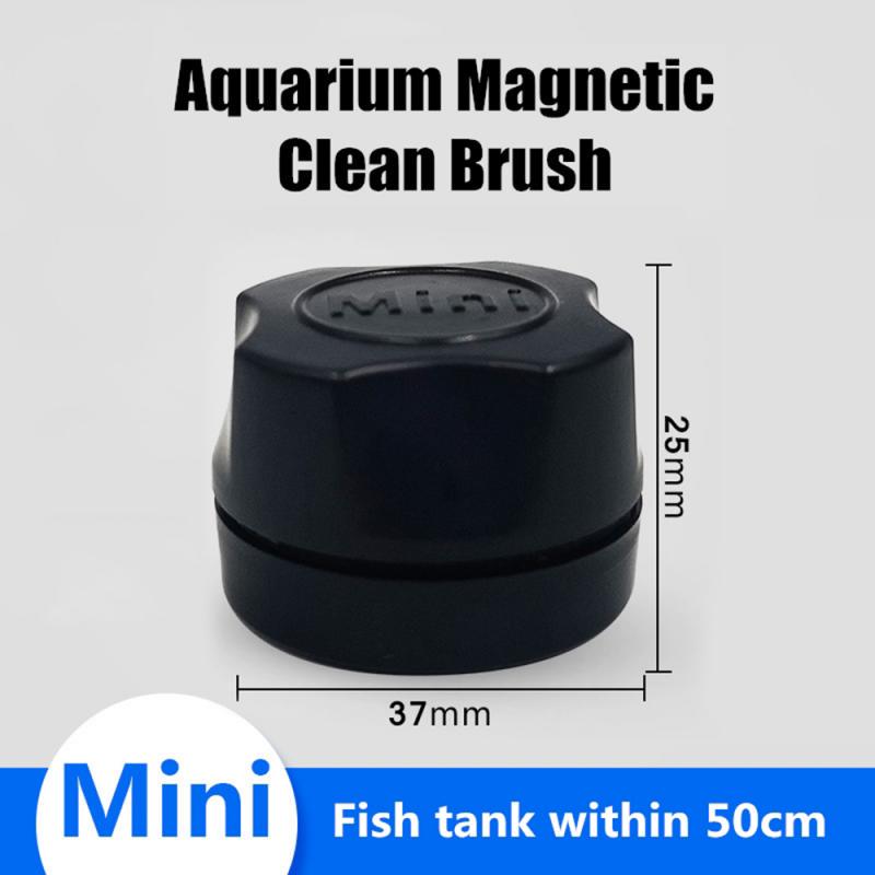 Strong Magnetic Aquarium Cleaner – Floating Brush For Fish Tank Glass (Up To 50 Gal)