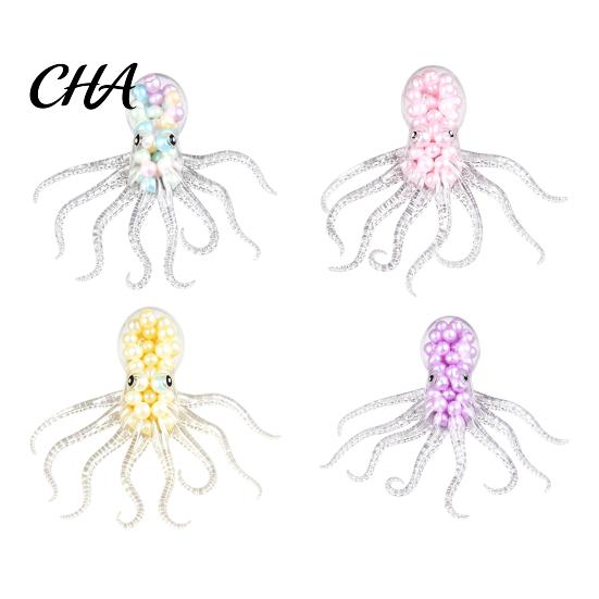 Relaxing Hand Squeeze Toy Bead Filled Octopus Toy, Stress Relief Sensory Mini Fidget for Exercise & Relaxation