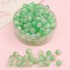 Perline di Vetro Crackle da 8/10mm per Gioielli Fai da Te - Perline Rotonde per Braccialetti e Collane