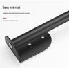 Stainless Steel No-Drill Wall-Mounted Kitchen & Bathroom Utensil Rack with Movable Hooks