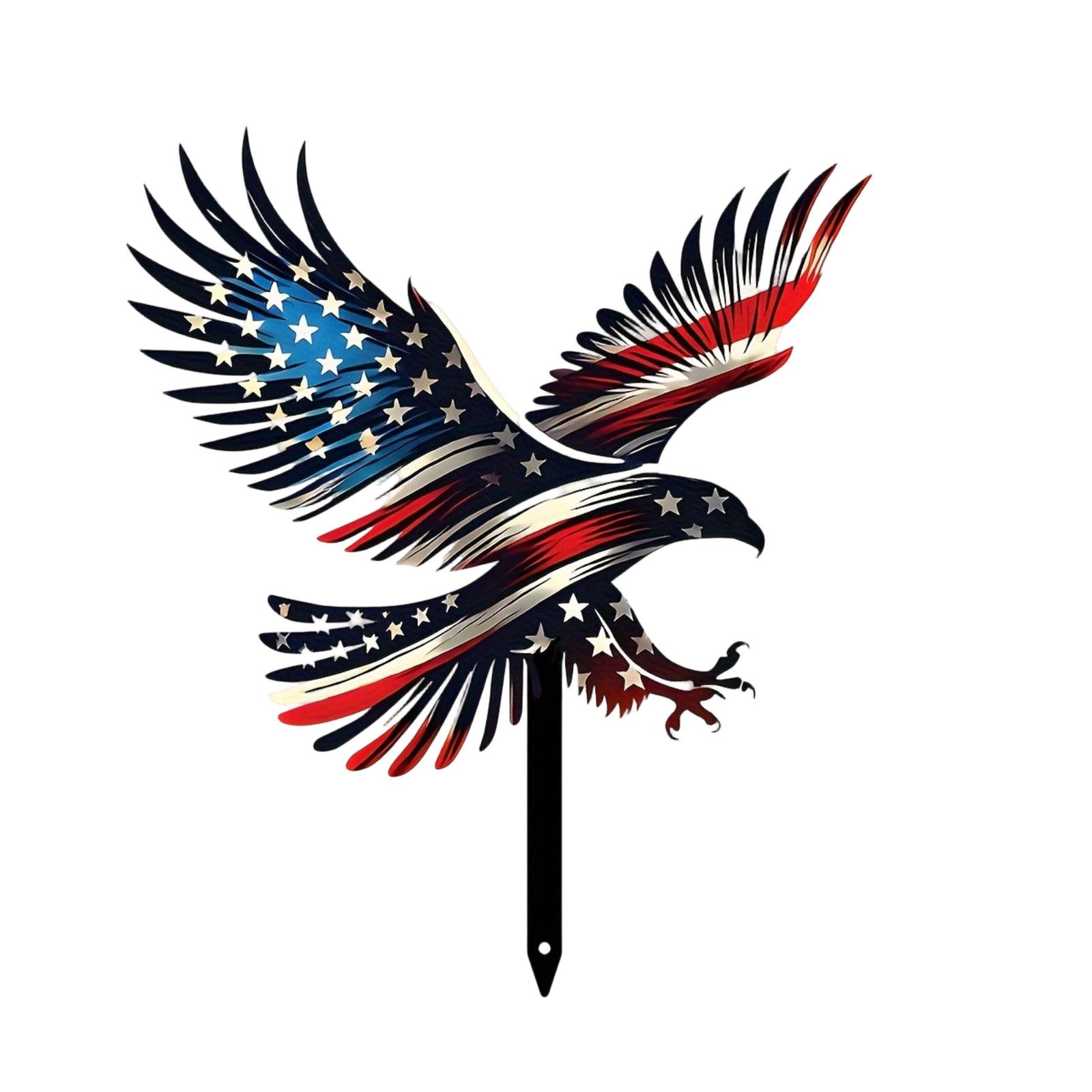 

New Decorative Ornaments: American Independence Day Patio Acrylic Floor Holder, Festive Decoration For Your Home2D One Size