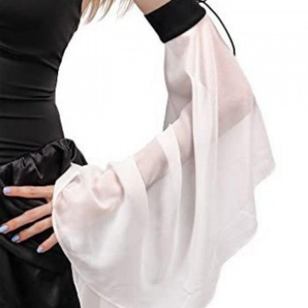 1Pair Breathable Sunscreen Sleeves Thin Chiffon Victorian Sleeve Arm Warmers  Costume Accessories