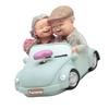 Sweet Loving Old Married Couple Statue Resins Grandparents Figurine for Romantics Valentines Day Home and Wedding Decors