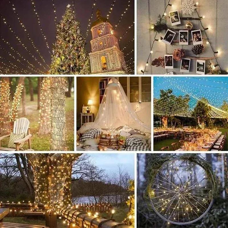 Solar String Light for Outside Christmas Lights Outdoor Waterproof for Yard, Fence,Balcony, Party, Decorations