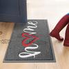 Entrance Floor Mat Hello Print Non-Slip Rug Washable Mud Scrubber Doormat for Home Front Door Entryway Laundry Bedroom