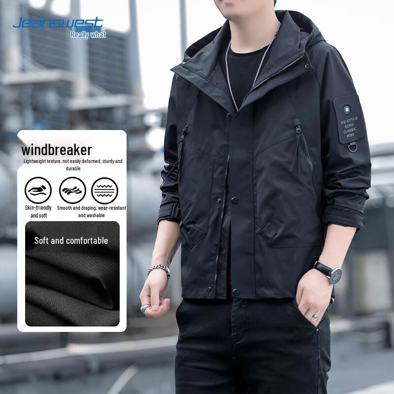 

JEANSWEST Men s Outdoor Windproof Warm Jacket 2XL