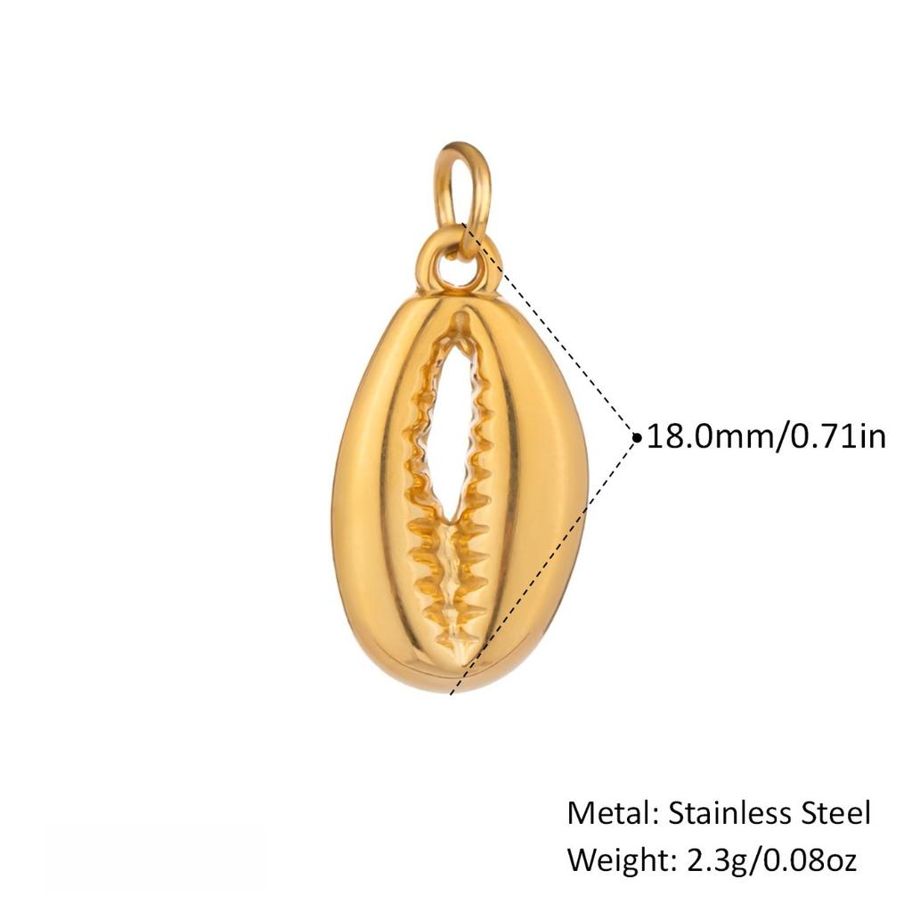  Ocean Style Hot Sale Small Animal DIY Pendant Accessories Waterproof Smooth Metal Handmade Polished Jewelry