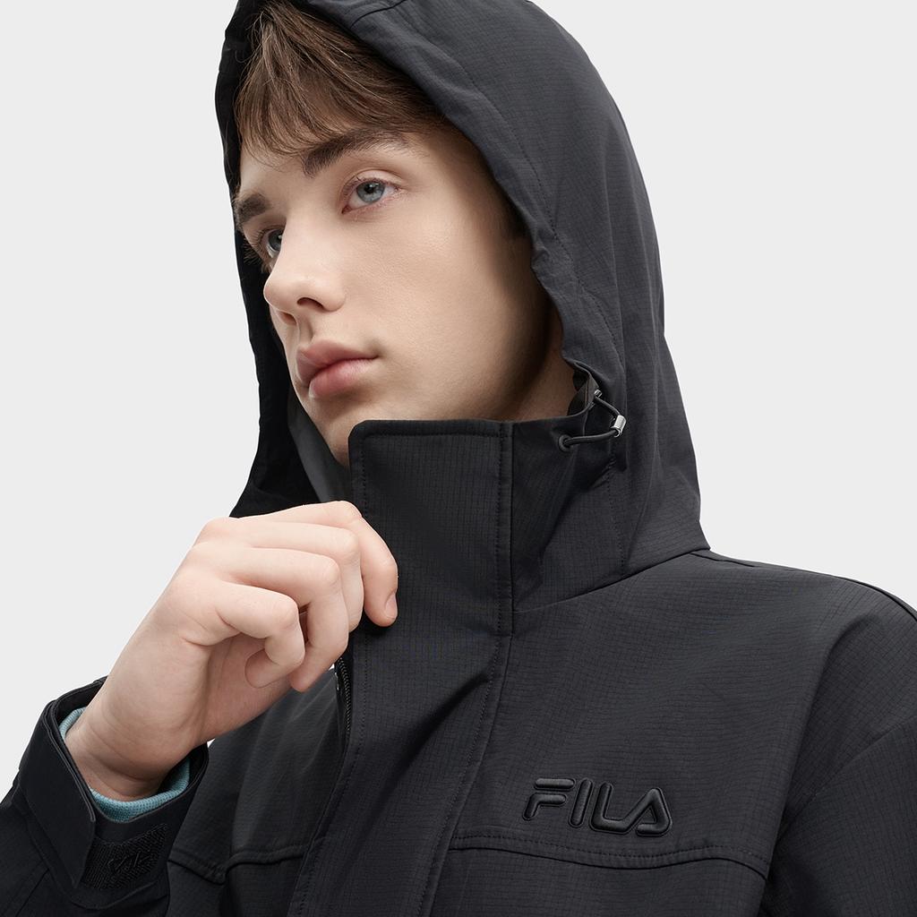 New FILA Jackets Men's Jet Black F11M438703FBK
