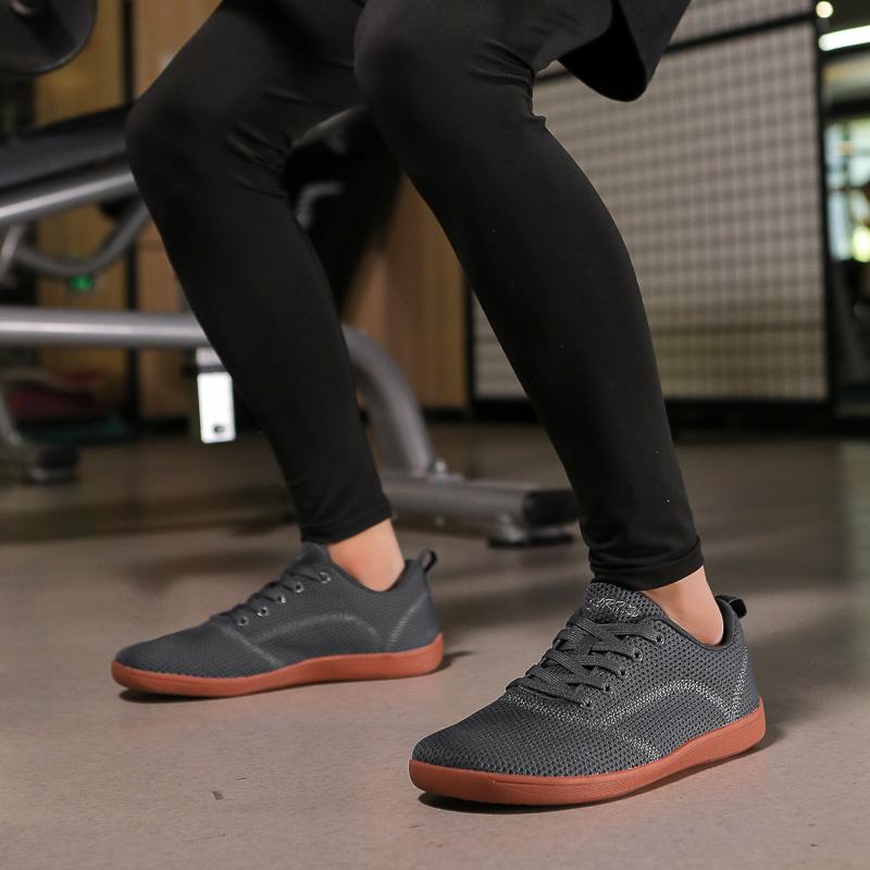 Schoenen met brede teen voor blootsvoets sporten, antislip cross-trainingsneakers, ademende minimalistische platte wandelschoenen