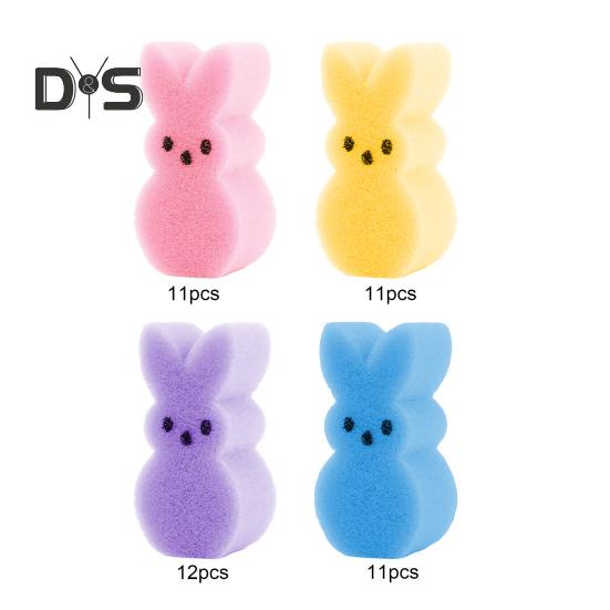 Sponge Bunnies Vase Filler Easter Rabbits Vase Stuffer Mini Rabbit Ornament Easter Basket Stuffers for Home Table Centerpiece Spring Party Decor