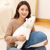 Blue Whale Plush Toy Down Cotton Stuffed Ultra Soft Aquatic Animal Cartoon Plushie Sleeping Pillow Companion Men Gift