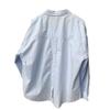 Fashion Loose Long Sleeved Cotton Shirt Jacket Women's Spring and Autumn New Thin Casual Simple Office Back Buttons Blouse Solid Color Sweet Clothing