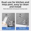 360° Rotating Robotic Arm Faucet Hot and Cold Water Dual Mode Faucet  Fixtures Accessories