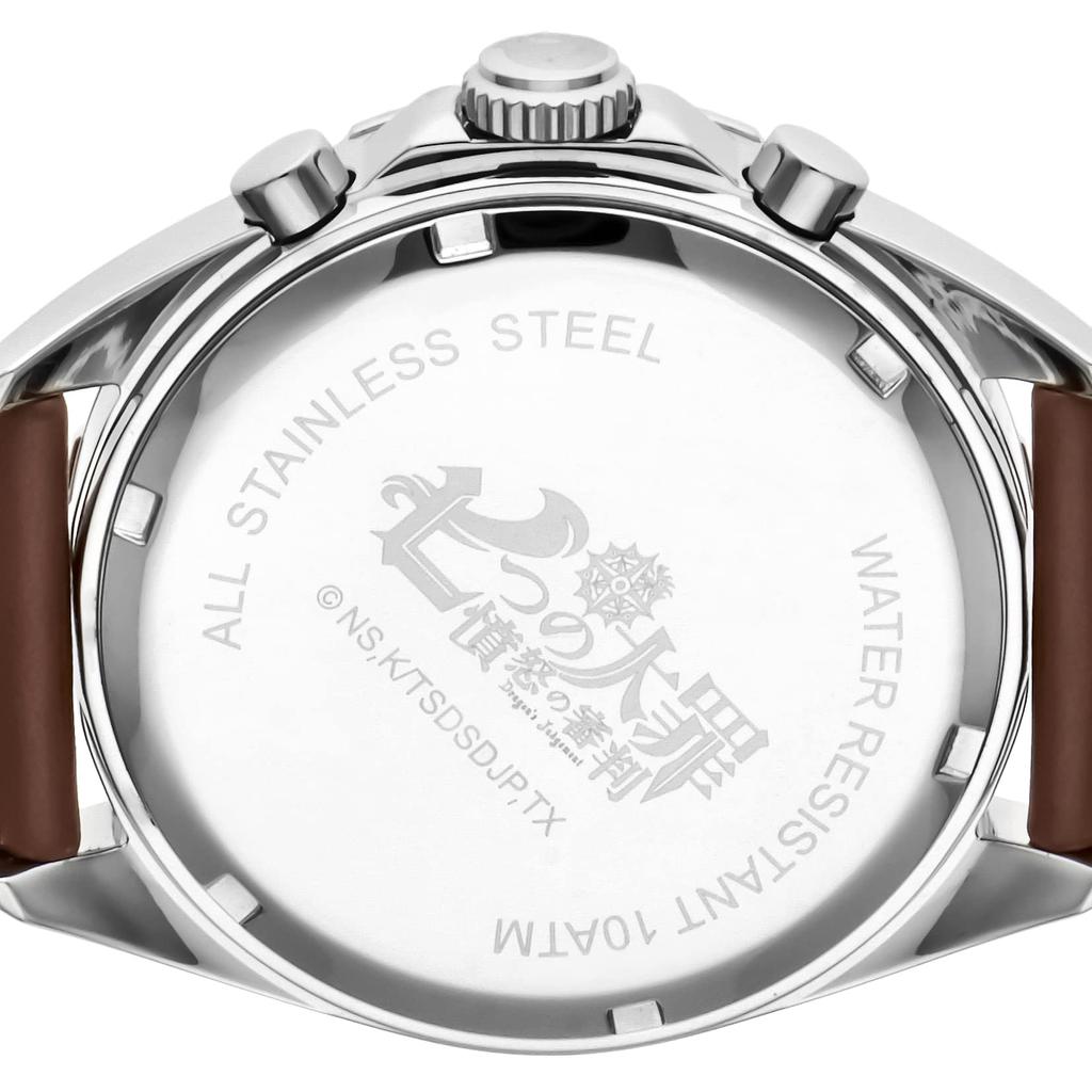 Angel Clover Watch "The Seven Deadly Sins" King Model NT003KNG Men's Brown