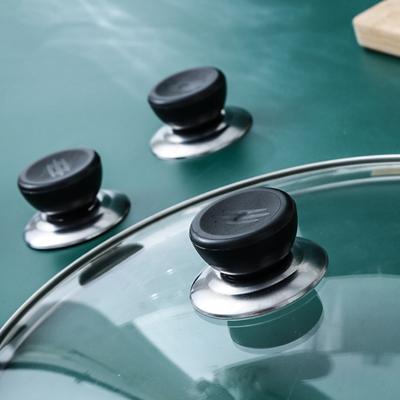 4 adet tencere kapağı üst topuzu ısıya dayanıklı bulaşık makinesinde yıkanabilir evrensel mutfak tencere ocak tencere kapağı tutma kolu değiştirme kiti