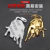 Per Lamborghini Urus Huracan Aventador Styling Premium Metallo Cromato 3D Cavallo Rampante Griglia Anteriore Cofano Emblema Distintivo Adesivo