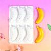 Stampi in Silicone a Forma di Banana per Mousse, Torta, Cioccolato, Gelato per Cottura e Preparazione di Dolci Design Flessibile Antiaderente