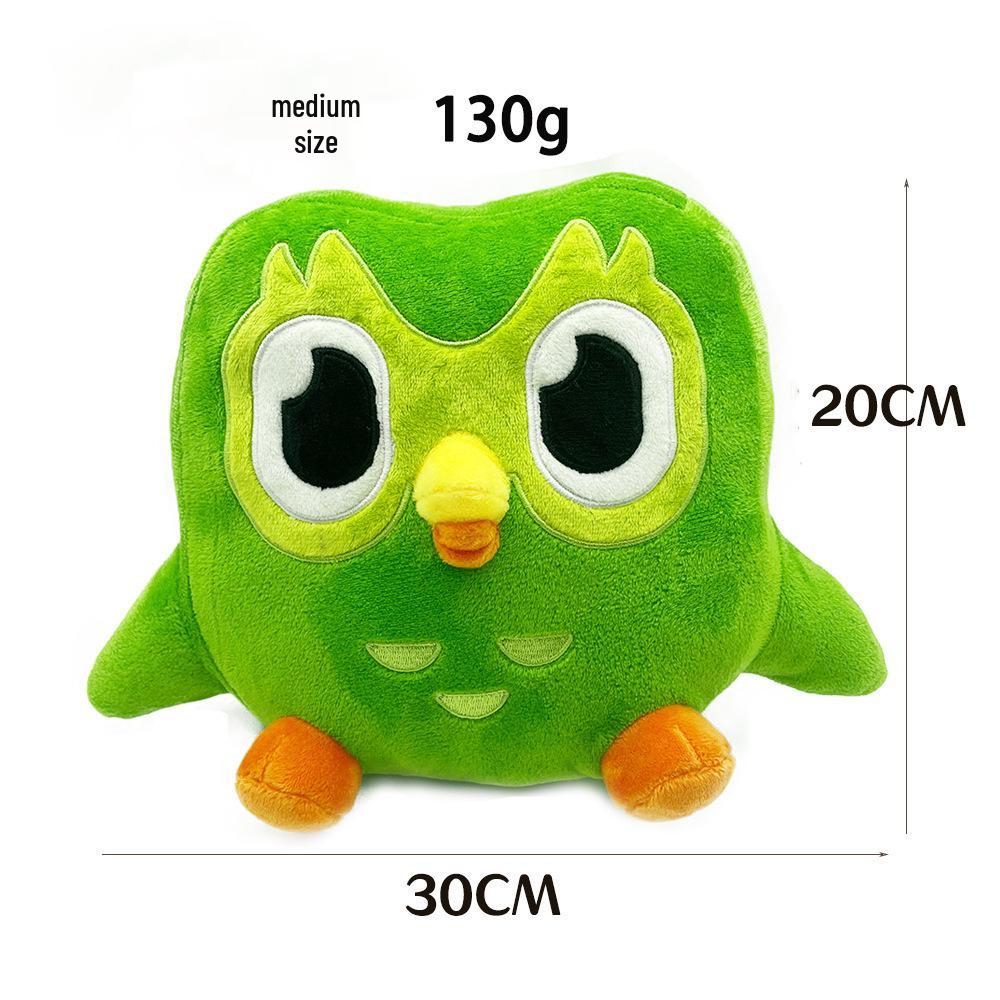 Duolingo Green Owl Plush Toy – Foreign Language Learning for Kids