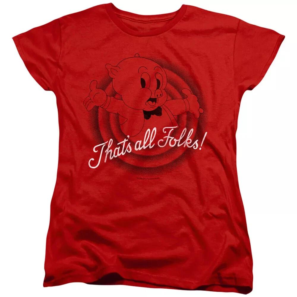 

Looney Tunes That s All Folks! Women s T-Shirt XL