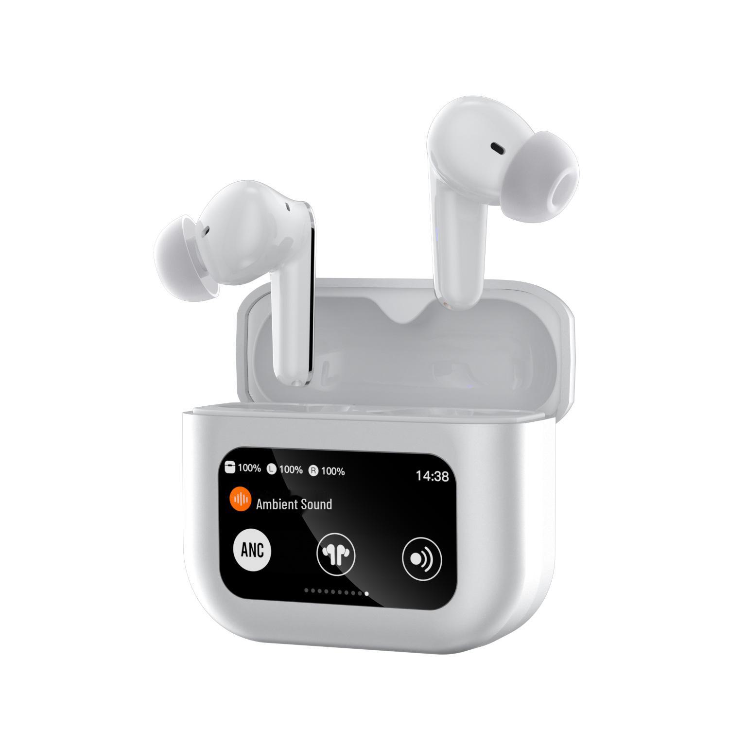 

«Беспроводные спортивные наушники Bluetooth Douyin»: Звук HIFI, внутриканальные наушники, длительное время работы от аккумулятора. Q30 серебряный