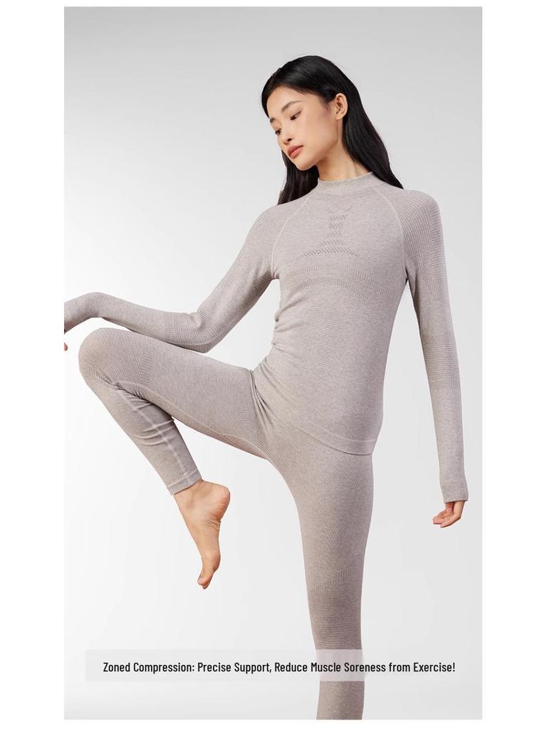 Men's & Women's Quick-Dry Thermal Base Layer Set: Antibacterial, Sweat-Wicking, Heat-Retaining for Autumn/Winter Outdoor Sports & Running
