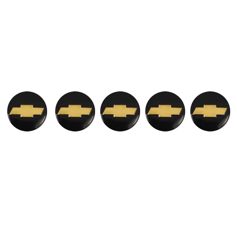 

14mm Aluminum Car Remote Key Emblem Radio button Car Sticker Fit For Chevrolet Silverado Impala Malibu Cruze Camaro Auto Gadgets