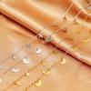 Luxury Jewelry Stainless Steel 18K Real Gold Plated Star Moon Multi Style Tassel Pendant Chains for Necklace Jewelry Making