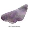 Amethyst Stone Guasha Board Portable Scraping Massage Tool for SPA Acupuncture Therapy Massage Face Lifting